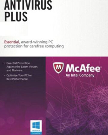 McAfee Antivirus Protección 1 PC 1 Año Key Global