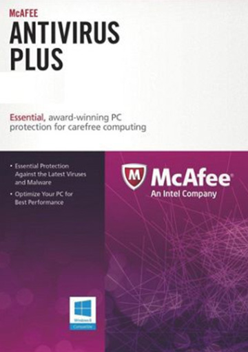 McAfee Antivirus Protección 1 PC 1 Año Key Global