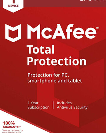 McAfee Total Protection 2021 Key 1año 1PC - Ecommerce.com.gt