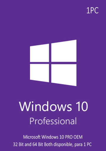 Microsoft Windows 10 Professional 64 BITS OEM